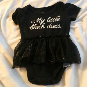 My Little Black Dress Onesie w/Tutu